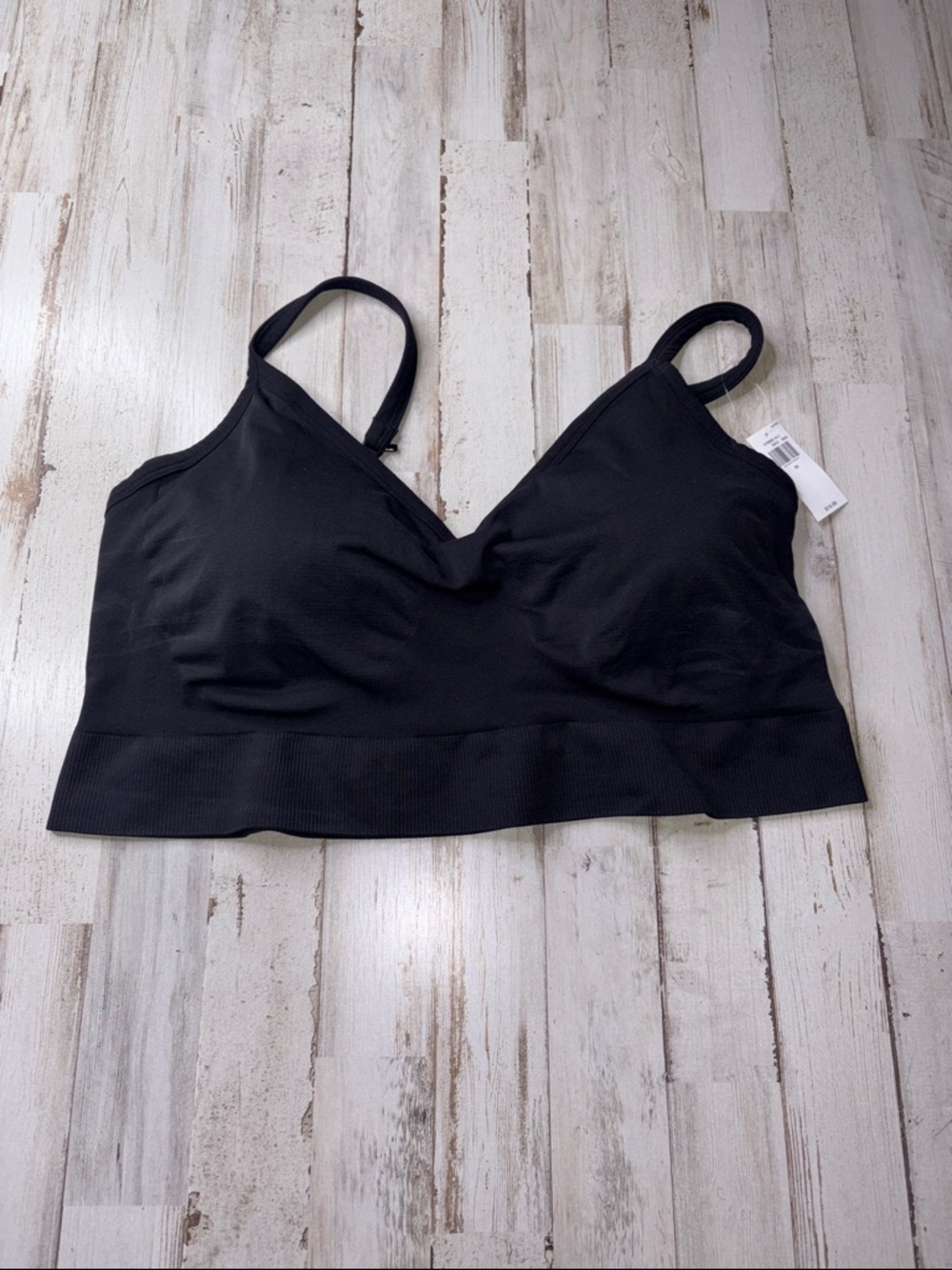 Old Navy Active Black Seamless Bralette Tank Size 3X